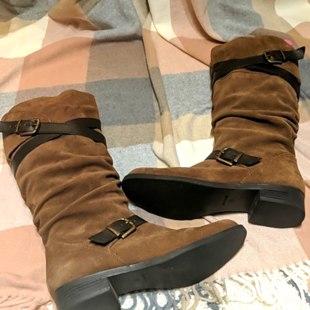 NWOT Suede Boots